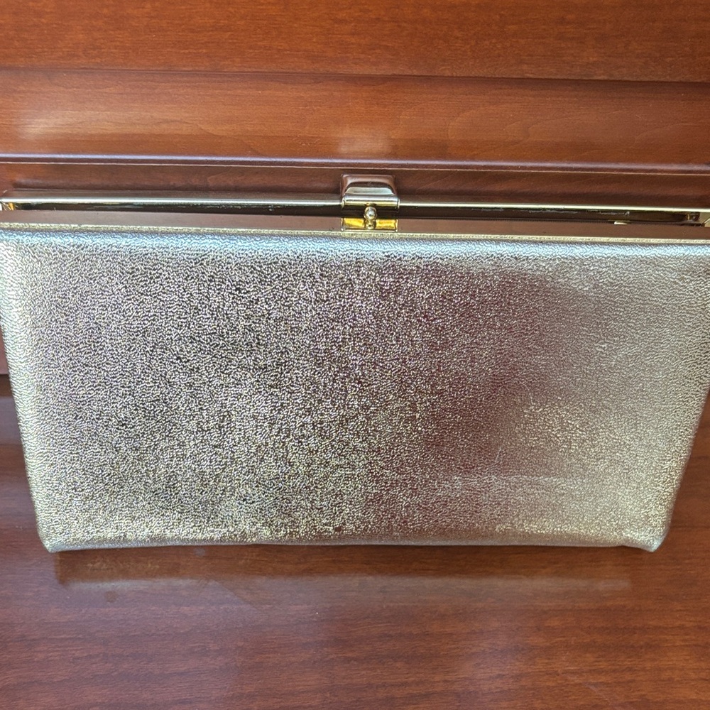 Ande vintage Gold Clutch Purse